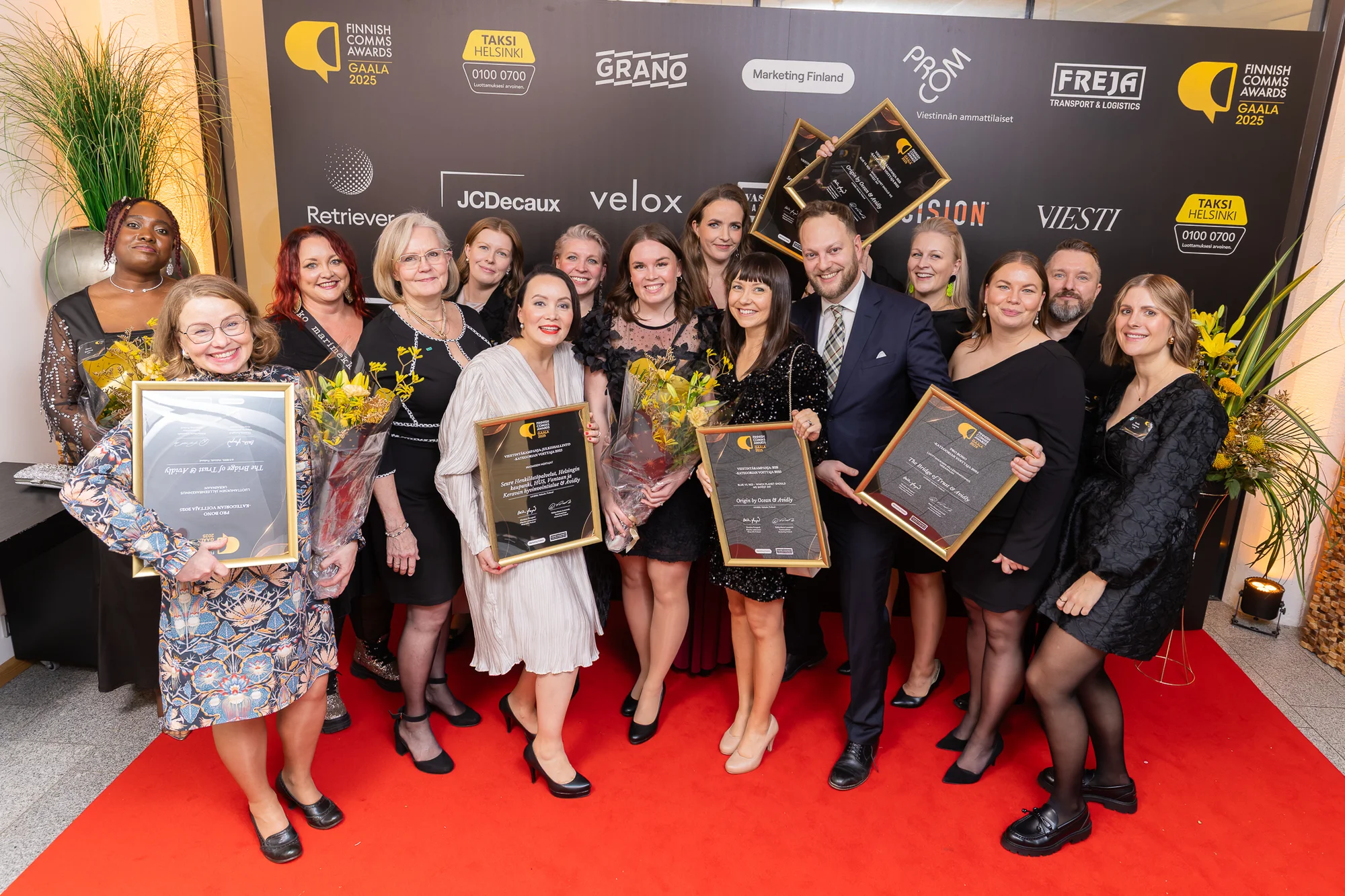 Avidlylle kolme voittoa Finnish Comms Awardsissa