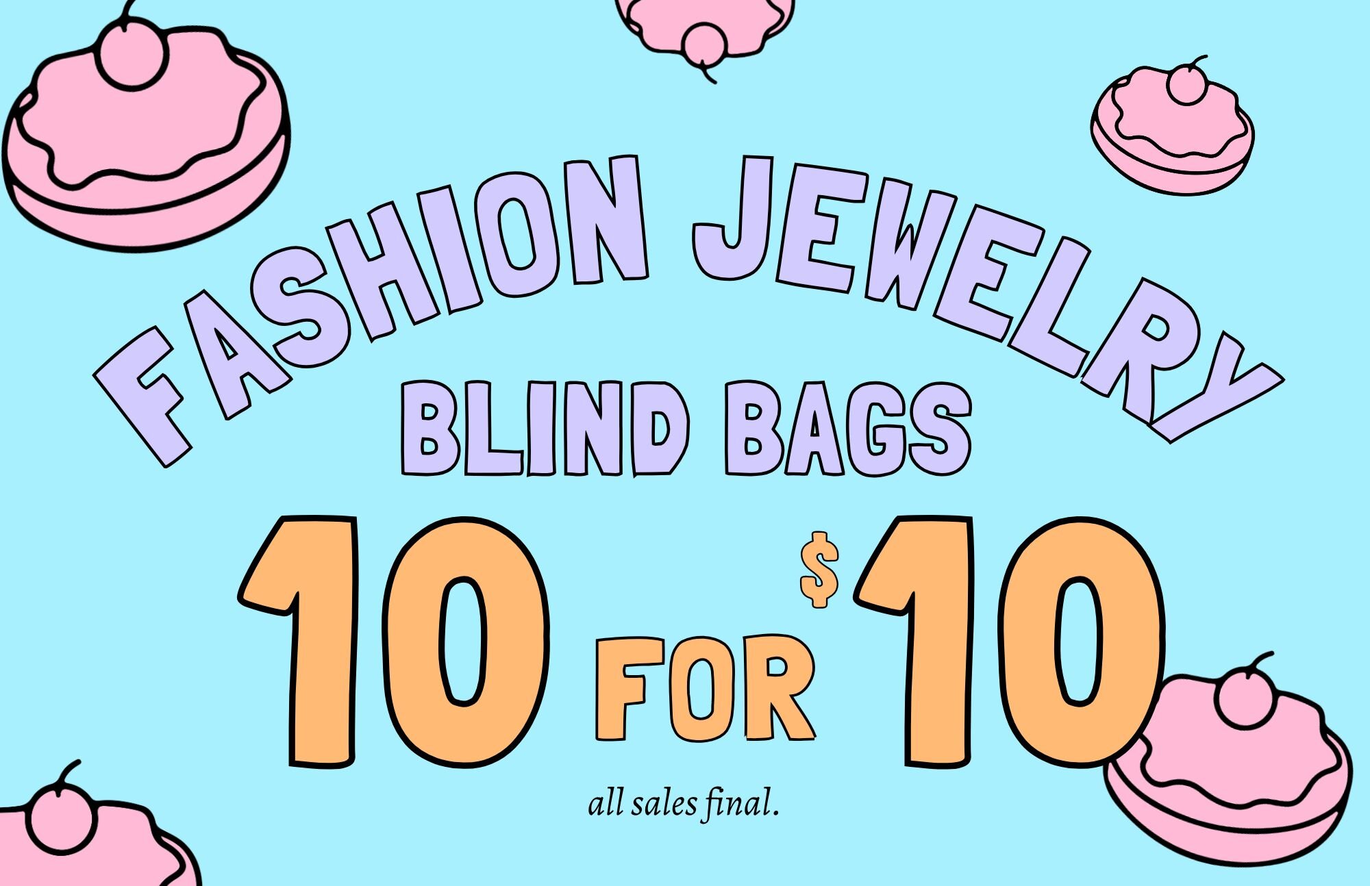 Fashion Jewelry Blind Bags 10 for $10