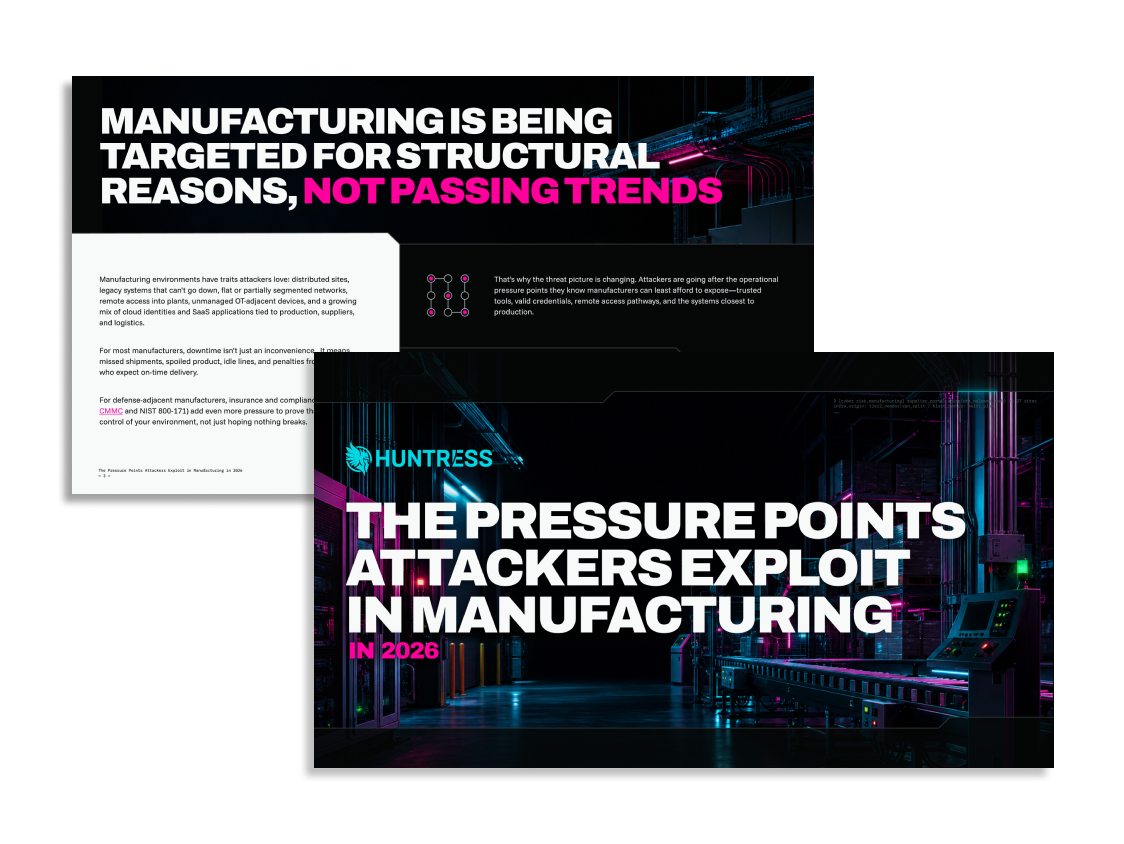 The Pressure Points Attackers Exploit in Manufacturing in 2026