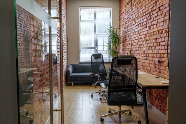 small office in an old building