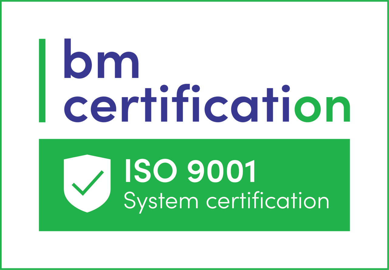BM Certification on ISO 9001 quality system certification