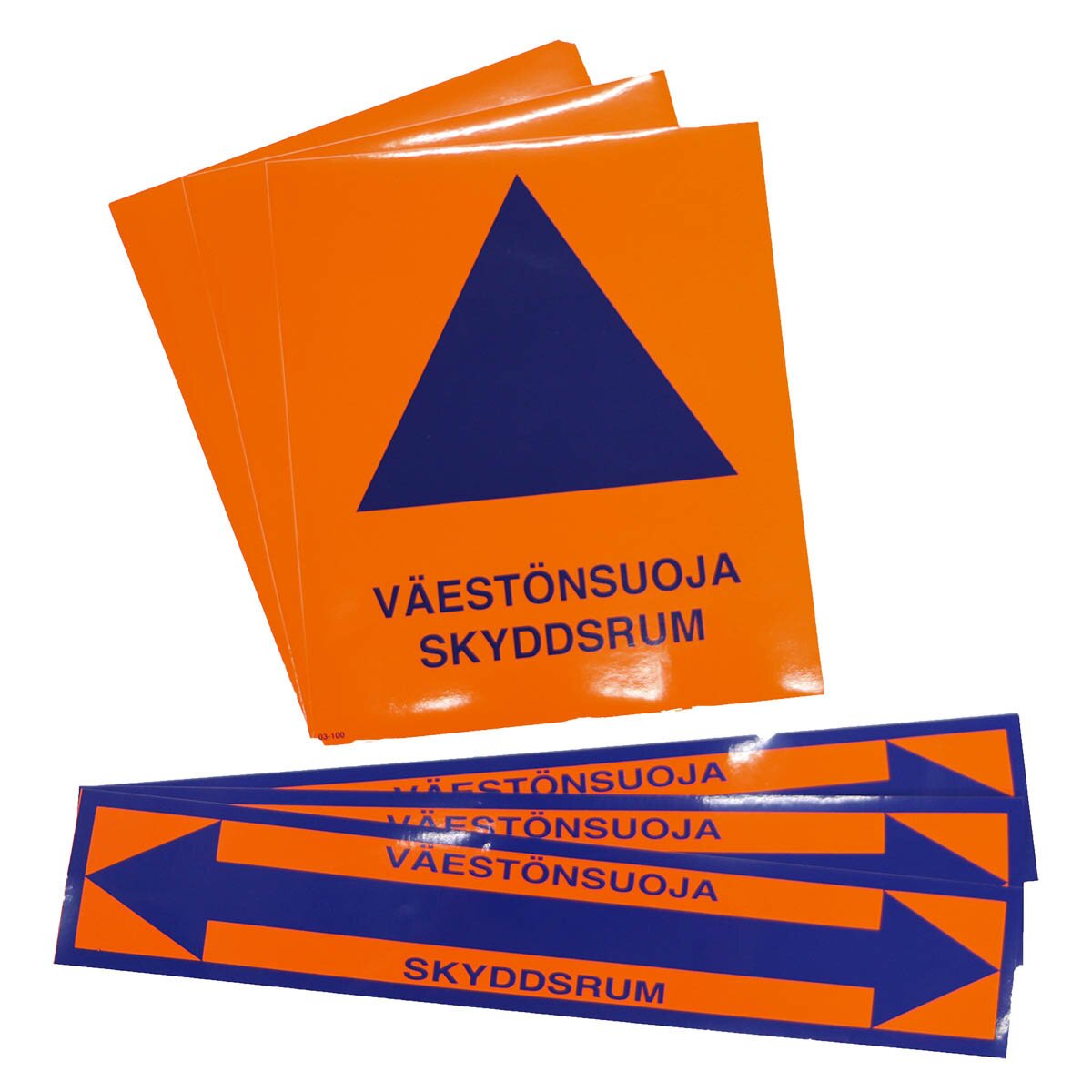 Väestönsuojelun opasteet