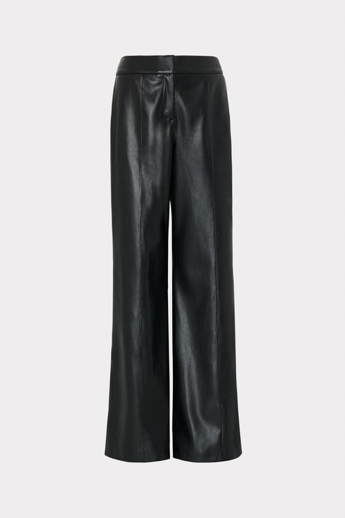 Shop the Nash Vegan Leather Pants from MILLY