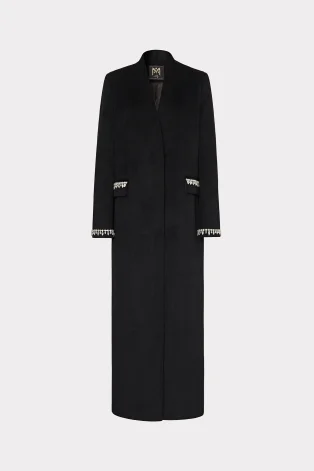 Black wool coat