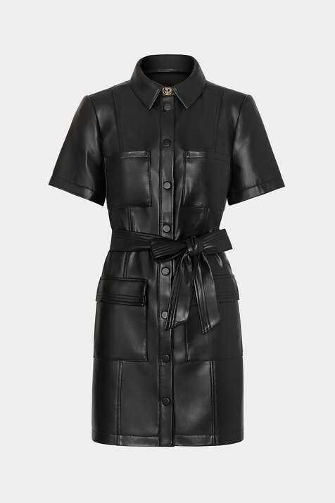 Haven Vegan Leather Dress