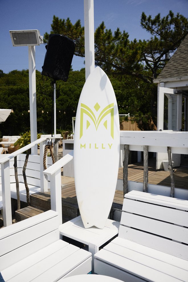 Beach vibes at MILLY's Summer Hamptons 2023 event