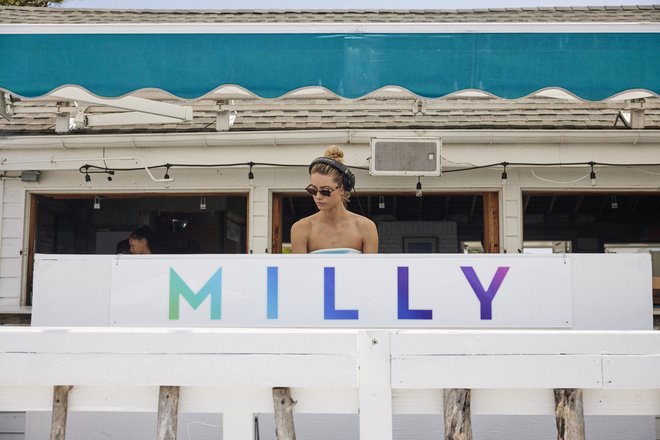 Dancing all day at MILLY's Summer Hamptons 2023 event
