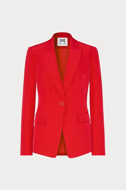 Red cady blazer