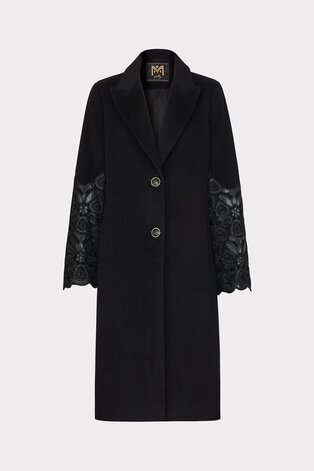 Black wool coat