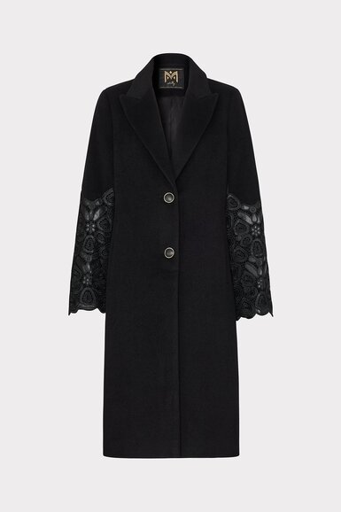 Black wool coat