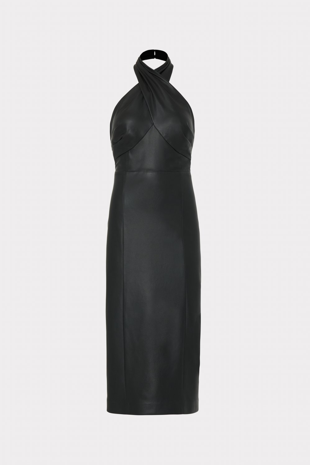 Shop the Raven Vegan Leather Dress from MILLY