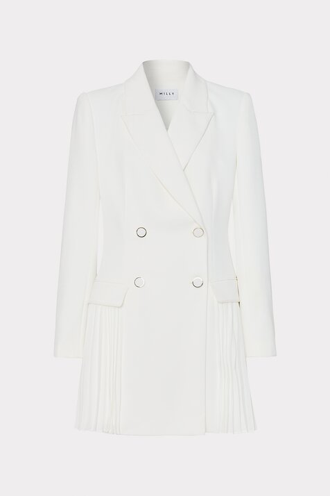 Noora Pleated Blazer Dress