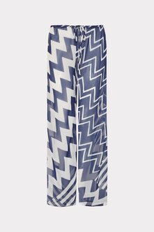 BLUE CHEVRON PANTS