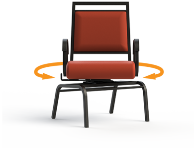 Dining chairs recommended for loved ones with Alzheimer's.