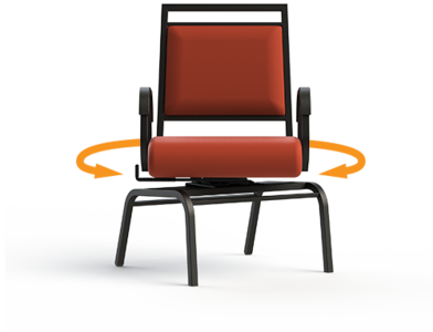 Dining chairs recommended for loved ones with Alzheimer's.
