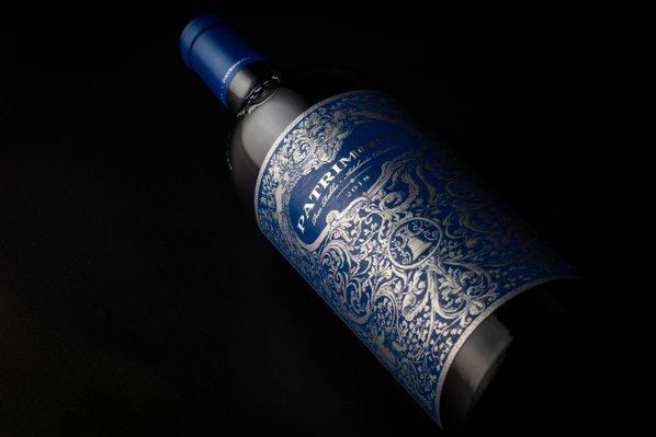 a bottle of Patrimony 