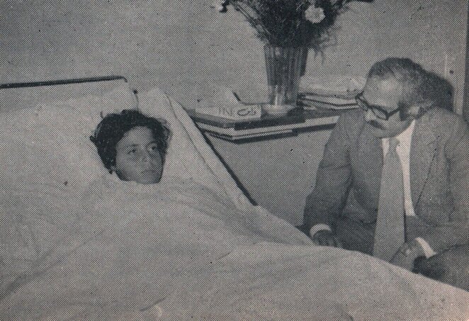 A family member is hospitalized