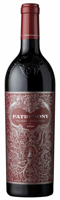 Bottle of Patrimony Estate Merlot