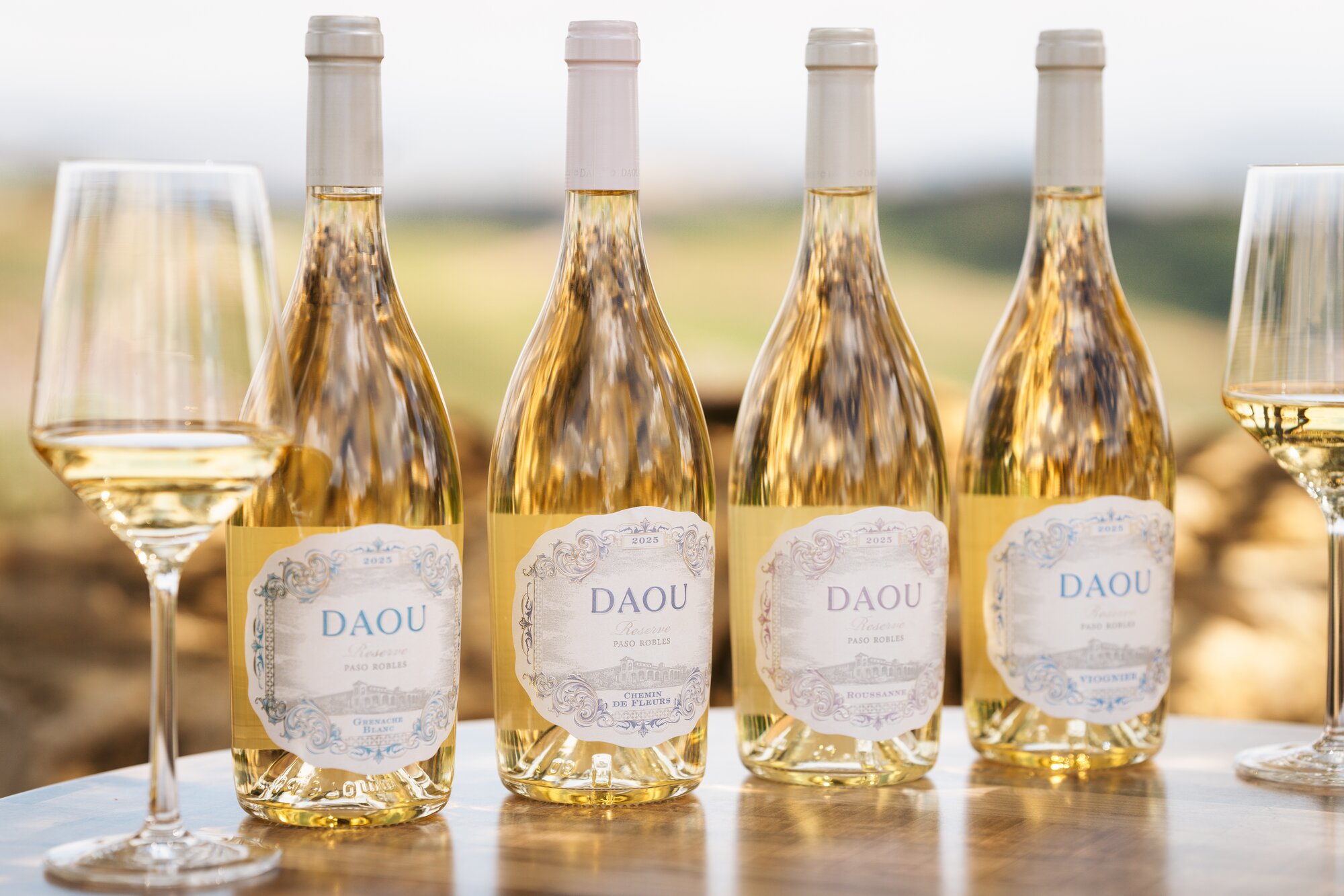 The Chemin Collection — Grenache Blanc, Roussanne, and Viognier lineup