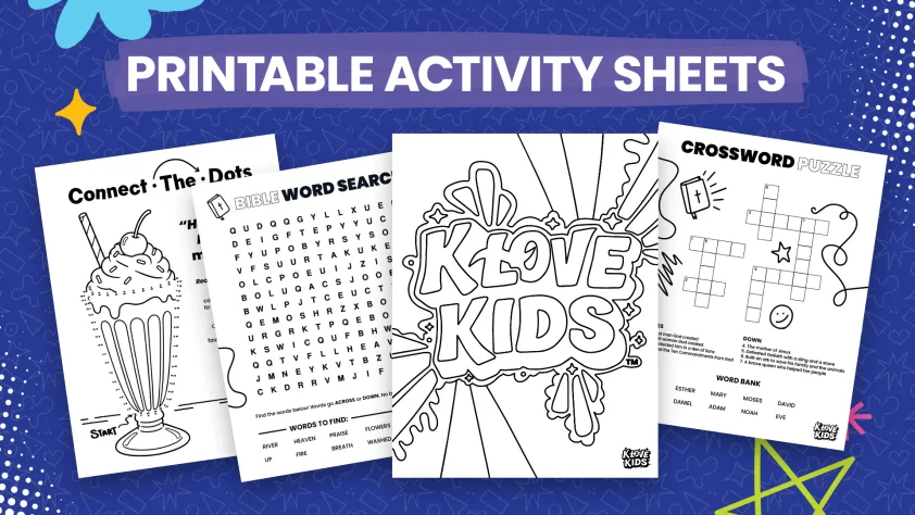 K-LOVE Kids | Printable Activity Sheets