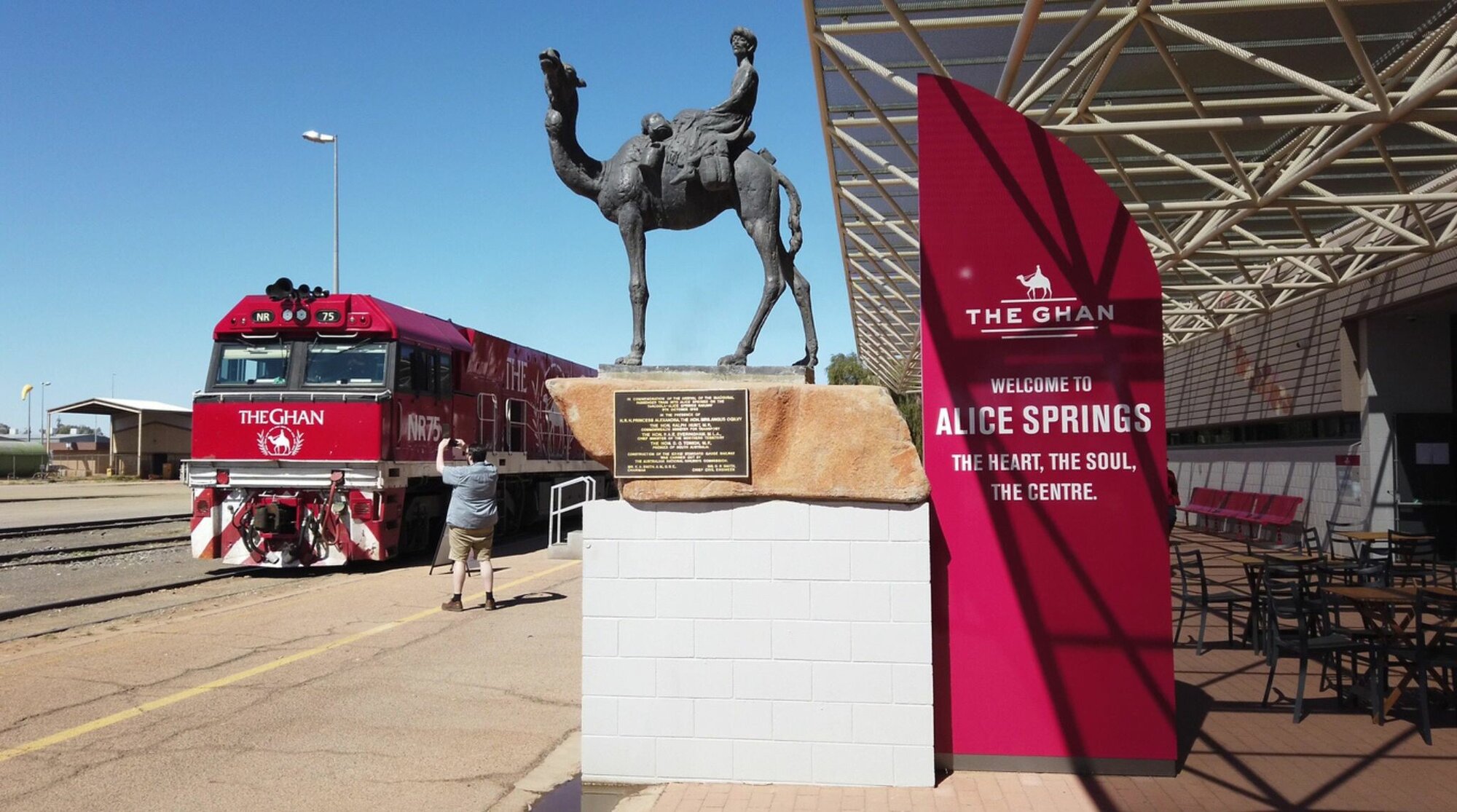 le ghan, train pour alice springs, pus beau train en Australie