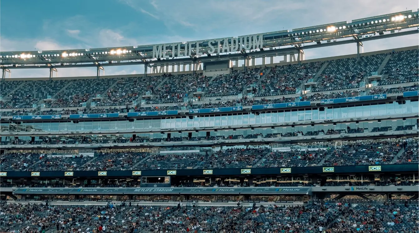 Estádio MetLife em Nova York/Nova Jersey, que é palco de grandes jogos de futebol e agora também da Copa de 2026.