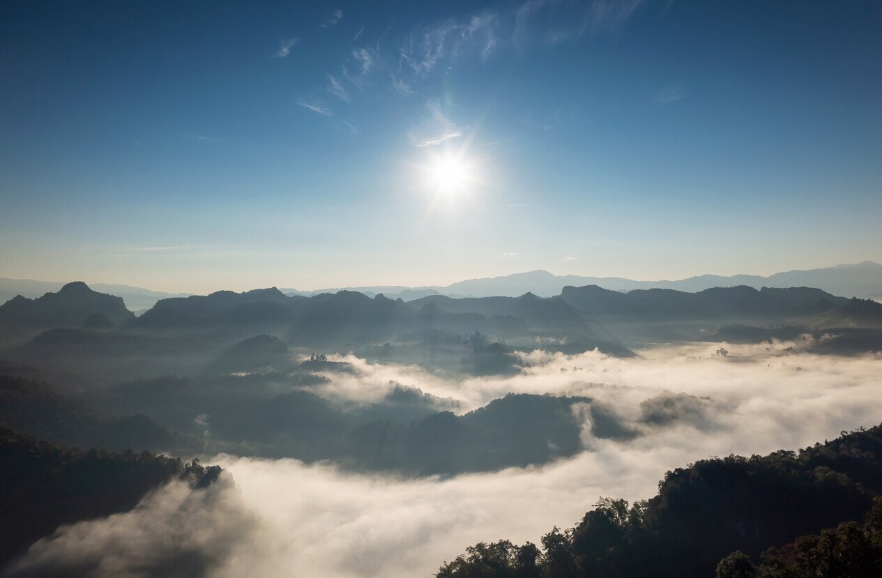 Sonnenaufgang in Thailand