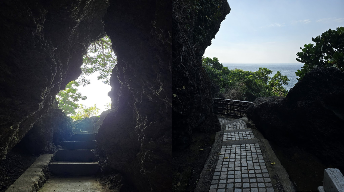 Views along the walk through Beauty Cave (美人洞)