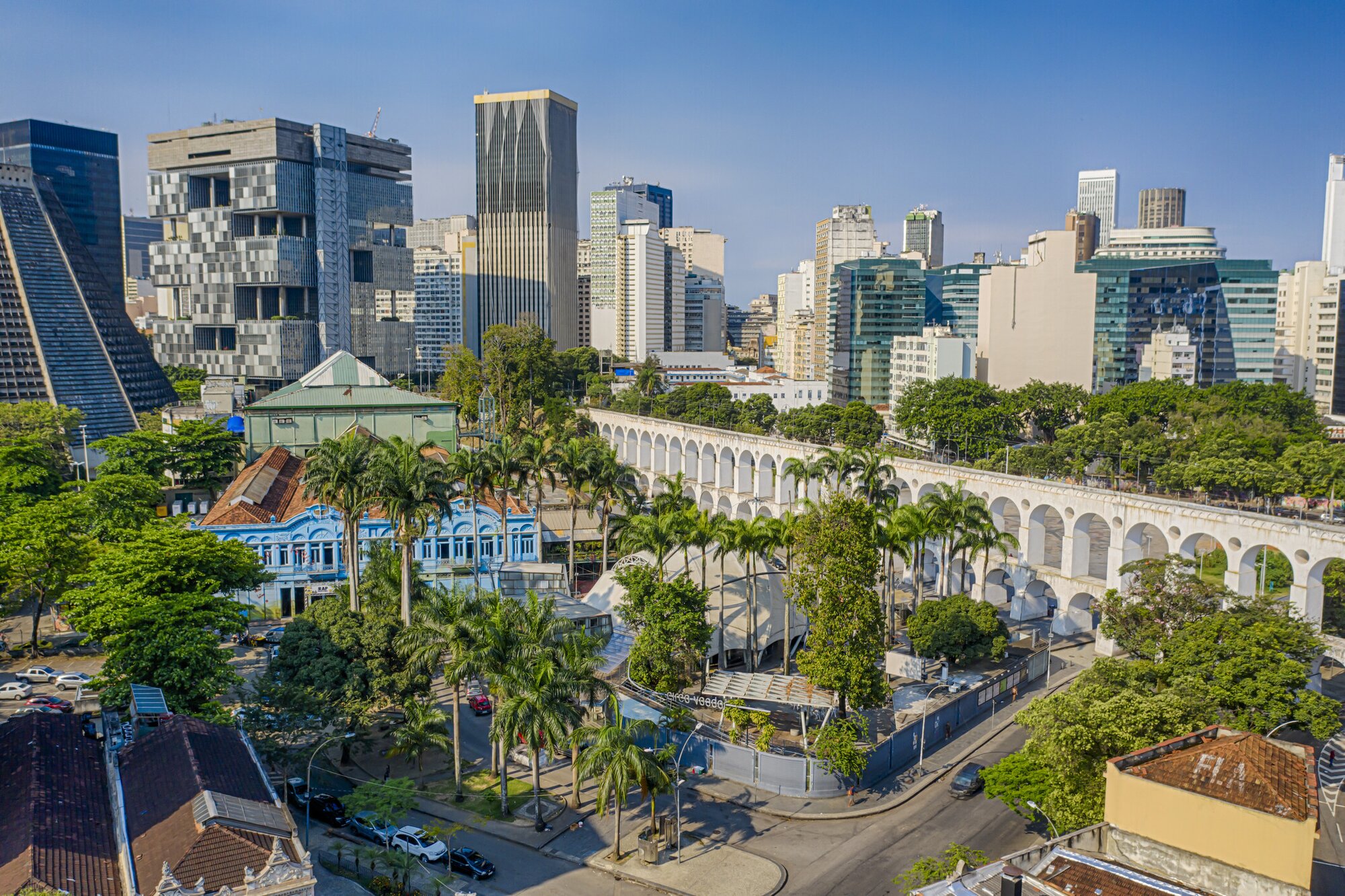 quartier de Lapa avec les arches, rio de janeiro