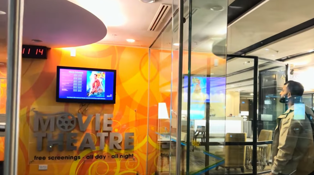 Changi Airport’s movie theater