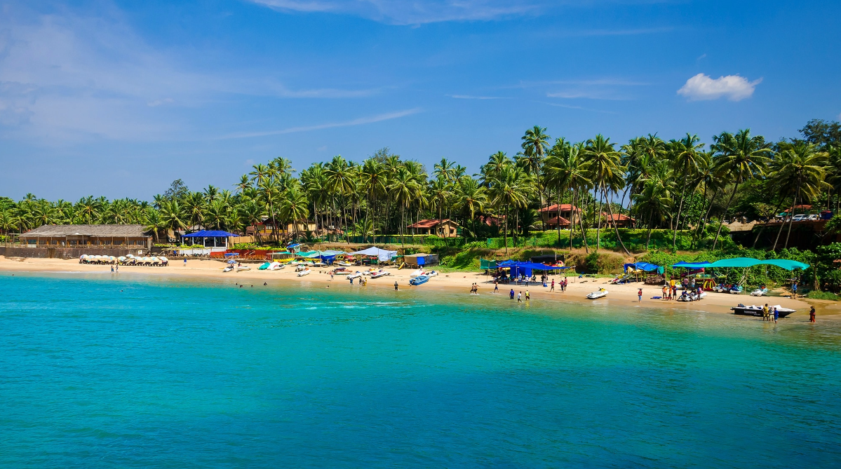Beach in Goa, India