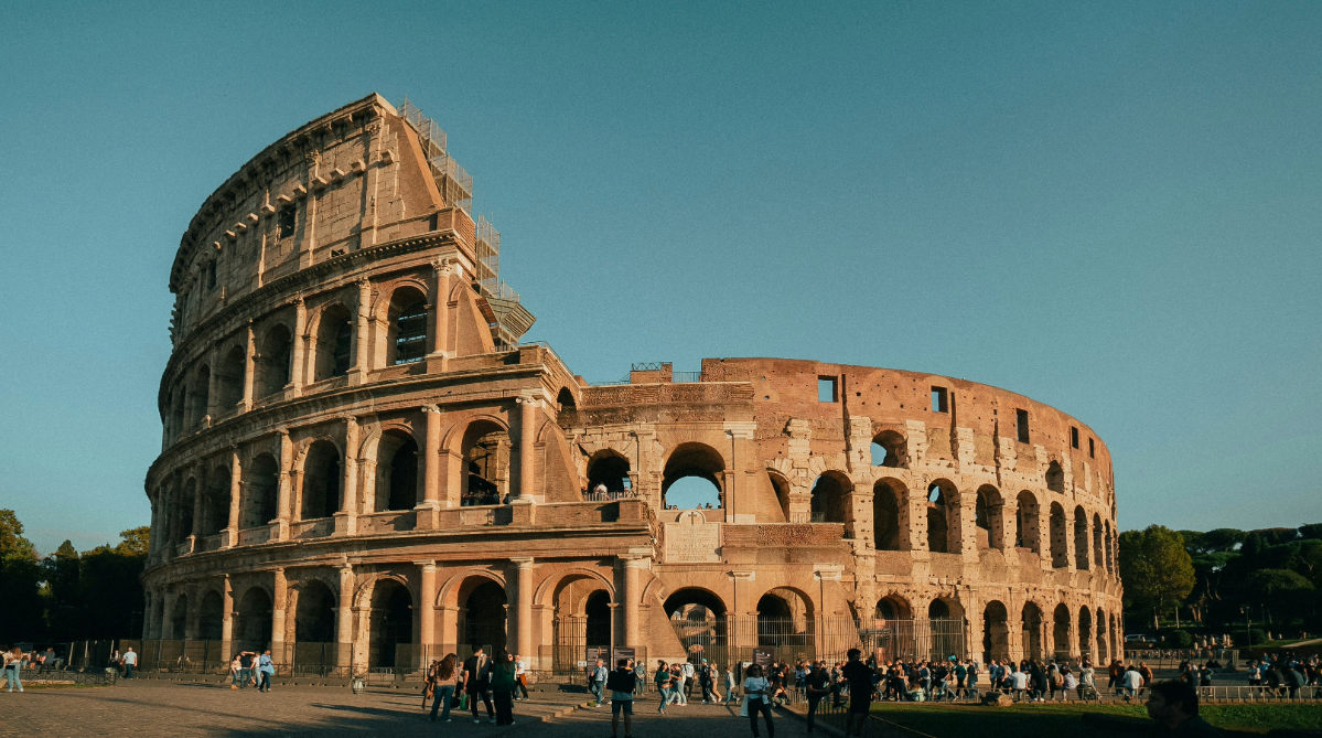 The Colosseum in Rome, Italy