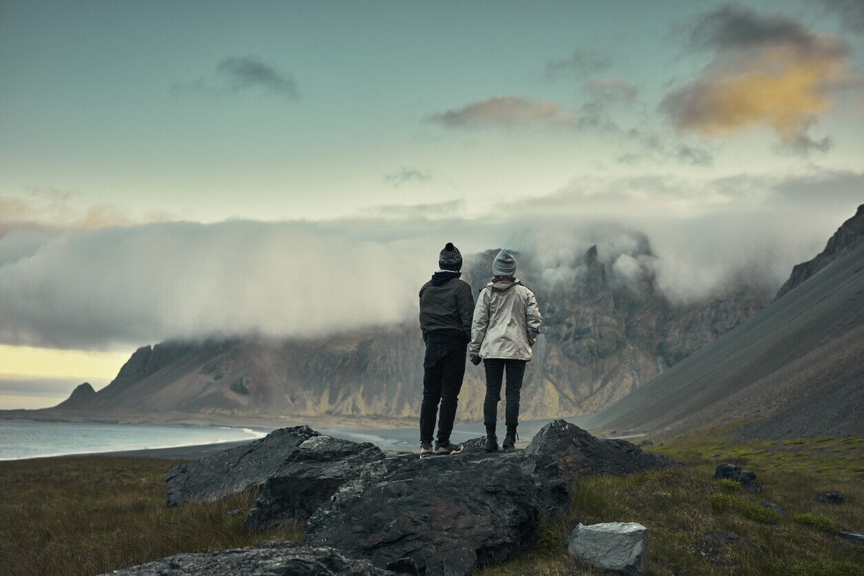 Couple in Iceland