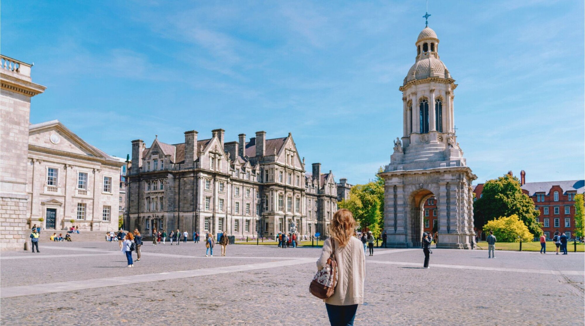 Mulher viajando sozinha em Dublin, Irlanda
