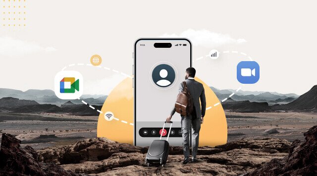 Conectados en Movimiento: Guía 2025 de Apps de Videoconferencia para Viajeros y su Consumo de Datos