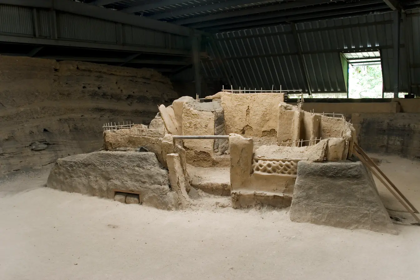 Preserved evidence of Mayan daily life at Joya de Cerén Archaeological Site.