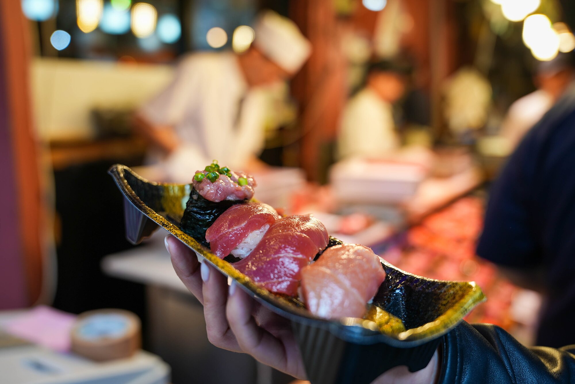 Sushi at Tsukiji Market