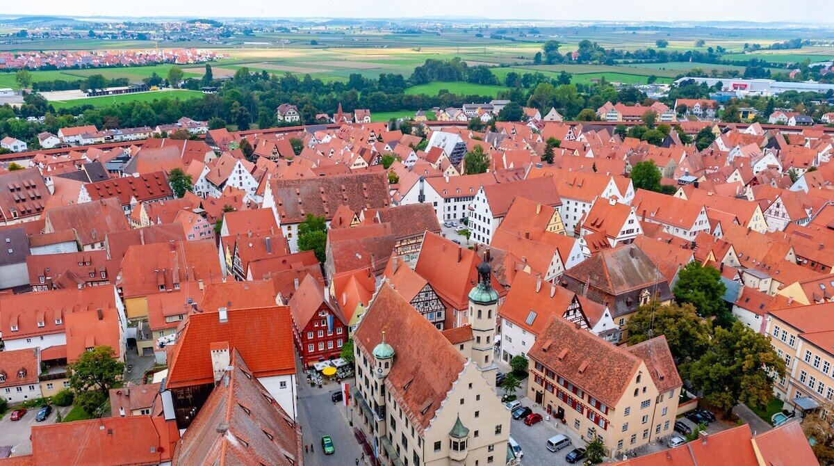 ネルトリンゲン　木組の家々