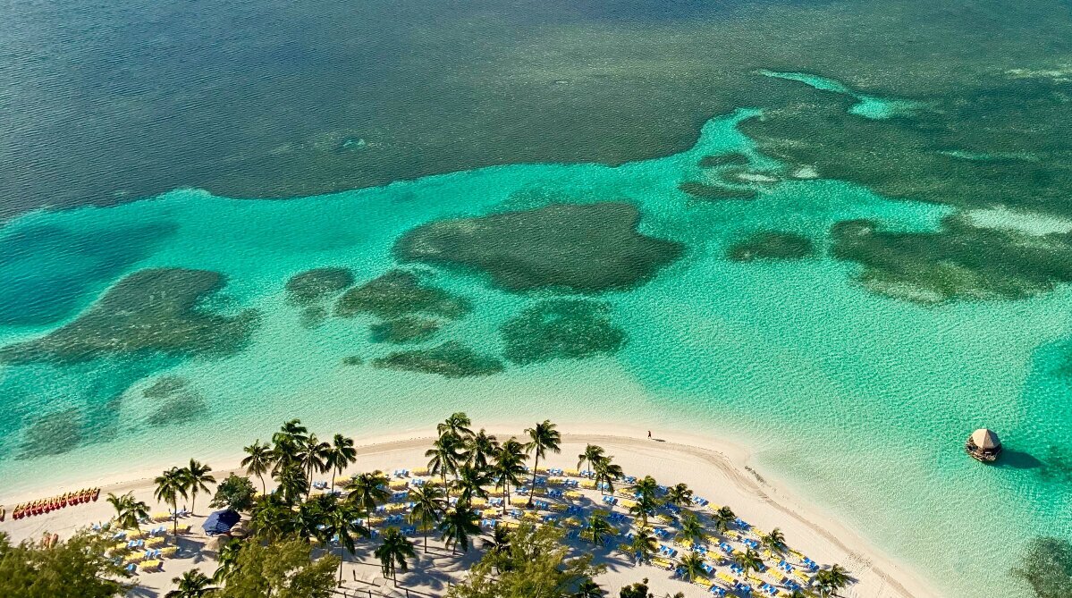 الشاطئ في جزر البهاما