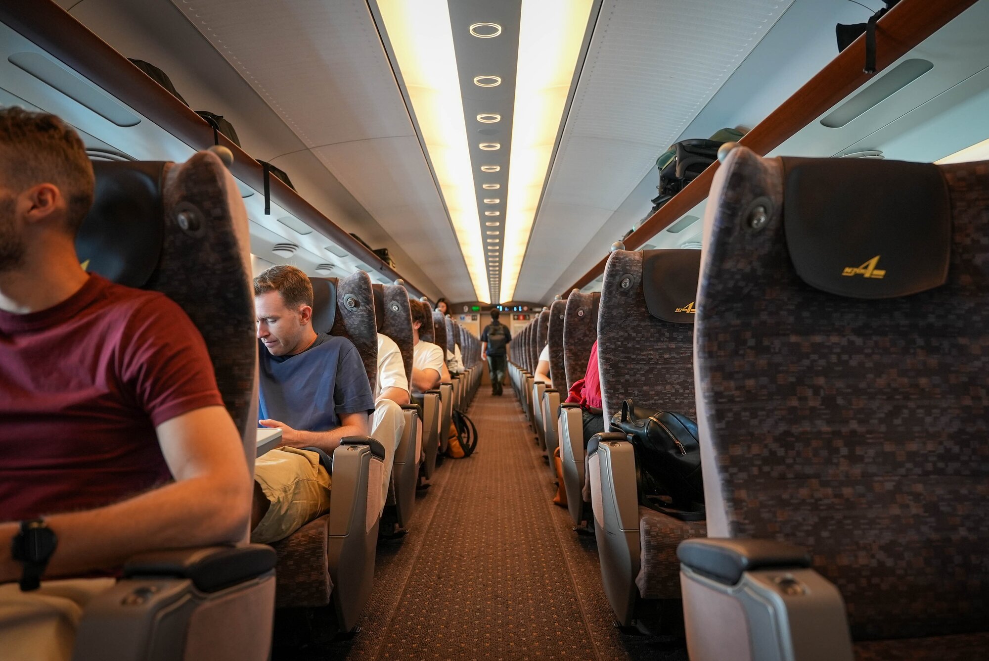 Seating in the Shinkansen