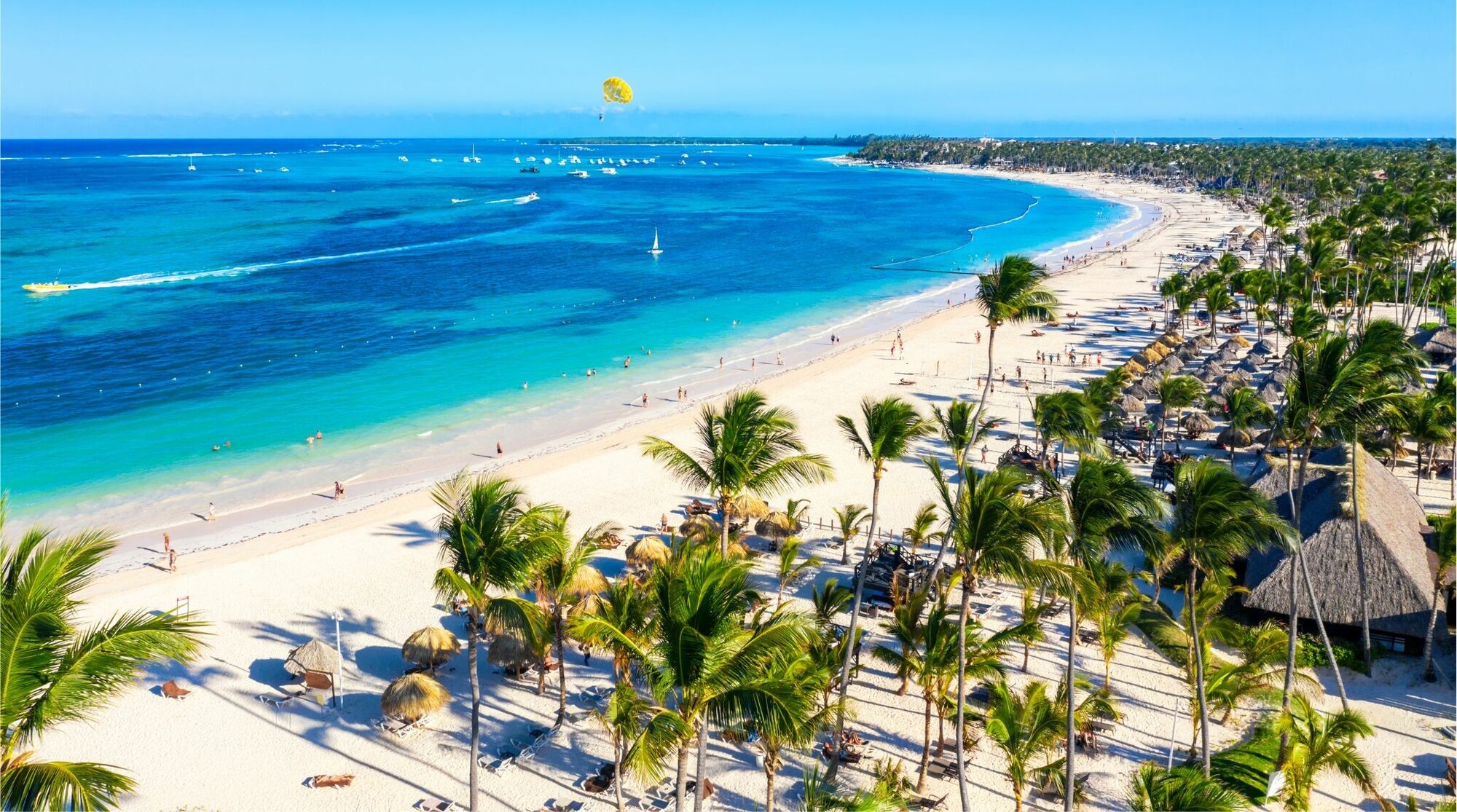 Praia paradisiaca em Punta Cana