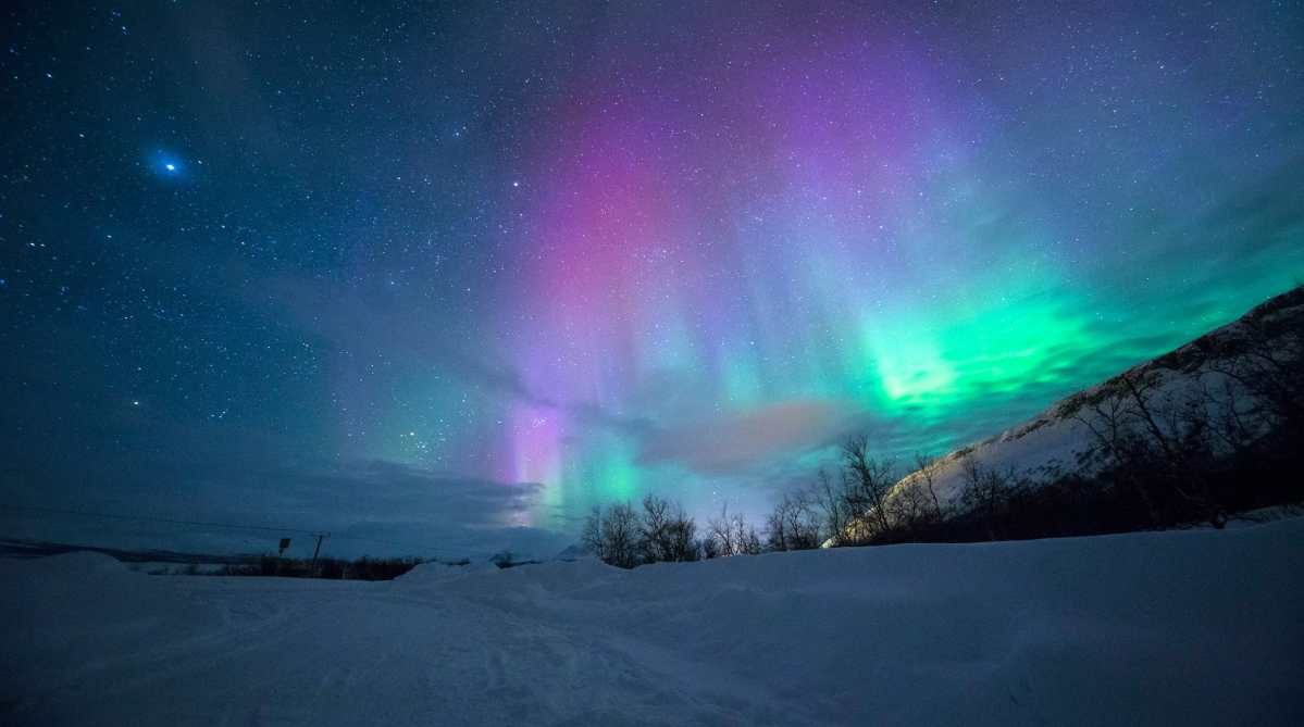 Northern lights in Tromsø, Norway