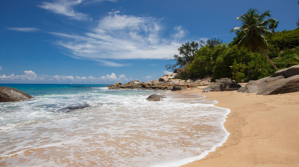 Beach in the Seychelles