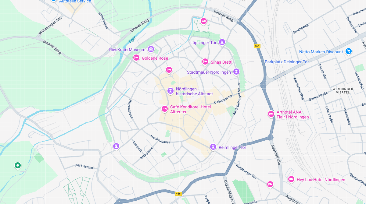 ネルトリンゲン　Googleマップ