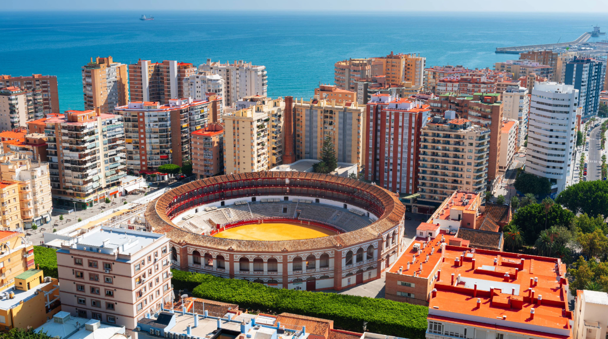 Malaga skyline