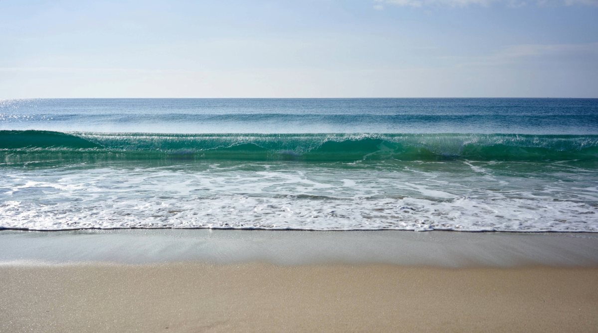 Ocean waves in Comporta, Portugal