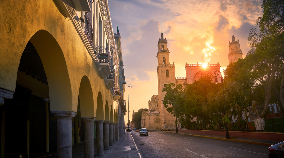 Cathedral in Merida, Mexico