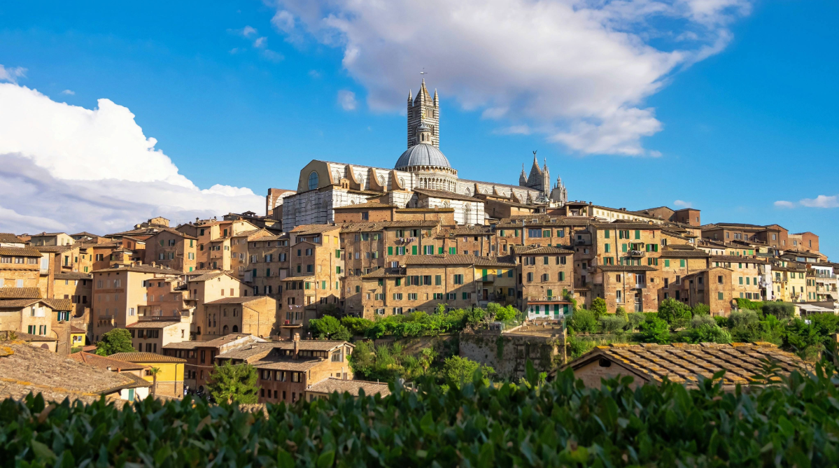 Skyline of Siena, Italy