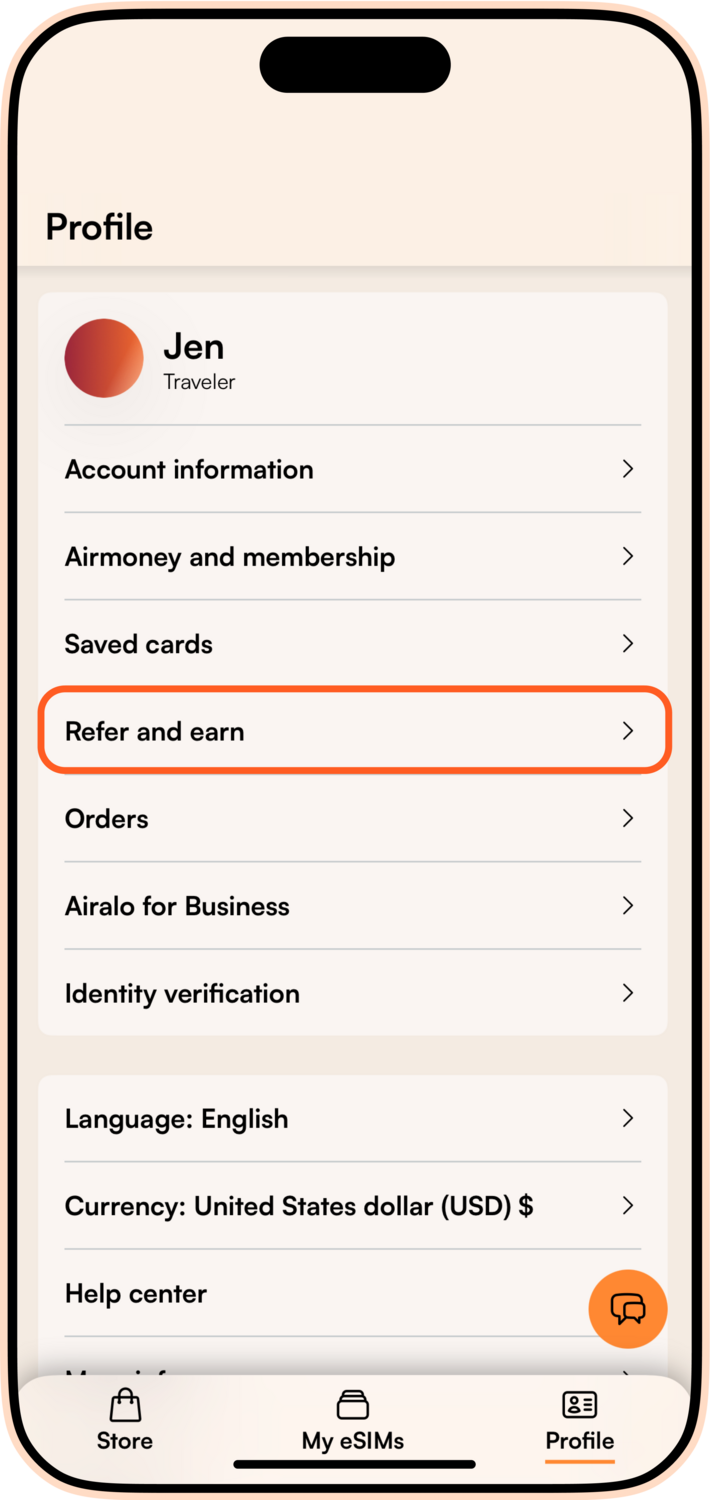 Step 1: Access Your Referral Code