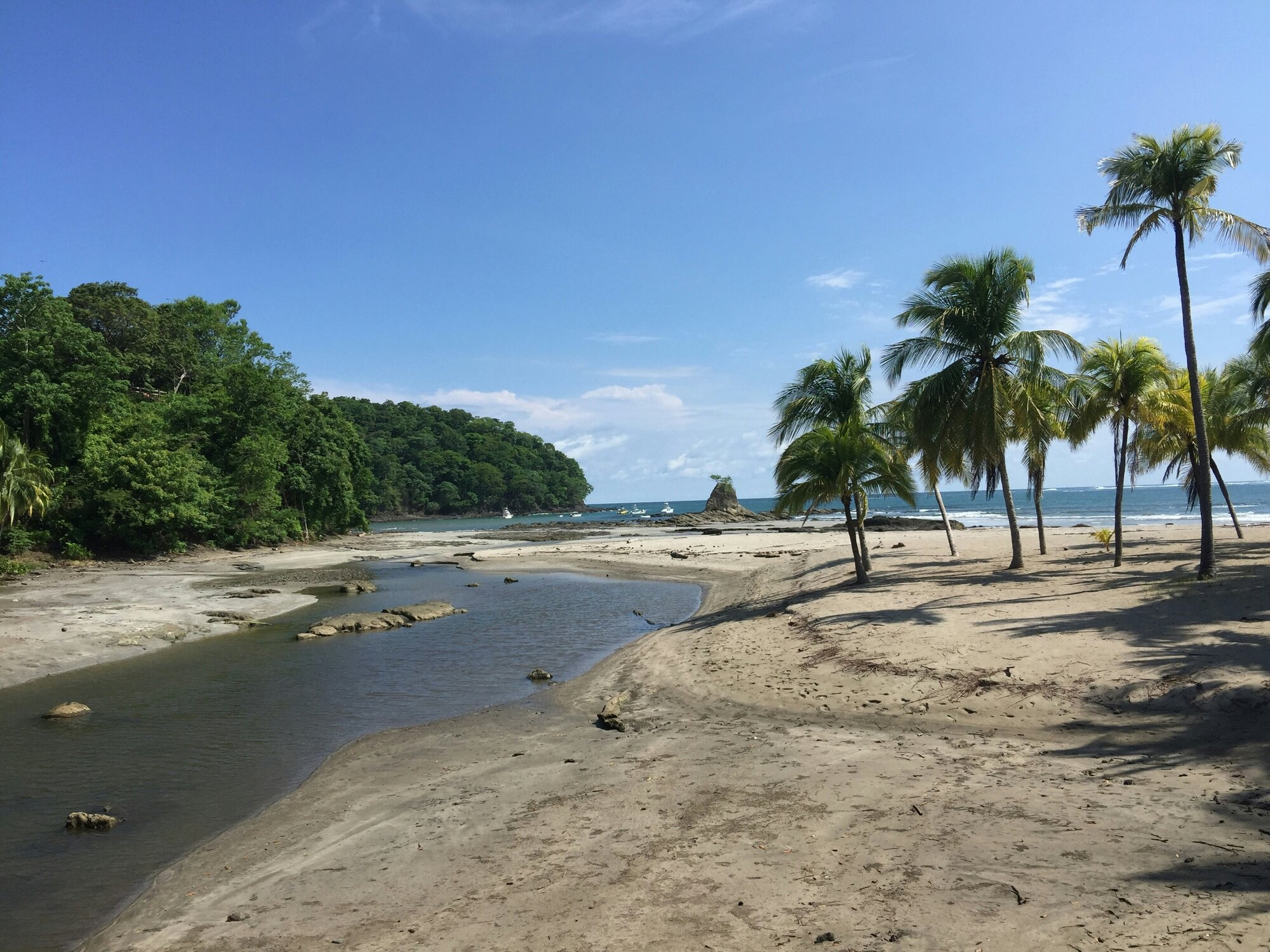 Shoreline on the Nicoya Peninsula in Costa Rica
